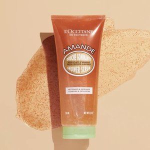 L'Occitane Amande Almond Shower Scrub Cleansing & Exfoliating 200ml NEW